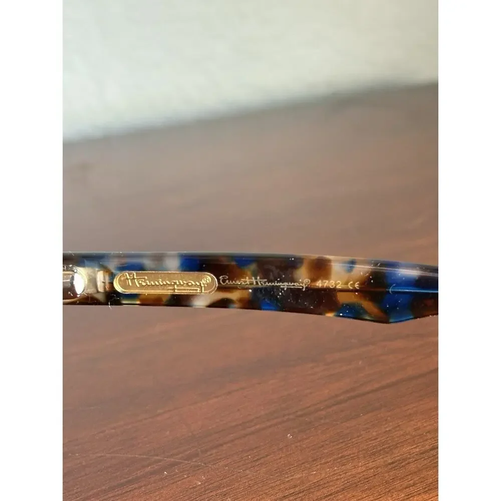 Ernest Hemingway 4732 Blue Tortoise Sunglasses Eyeglasses Frames Brown Gold